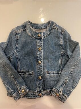 Crewcuts Blue Denim Jacket with Gold Buttons